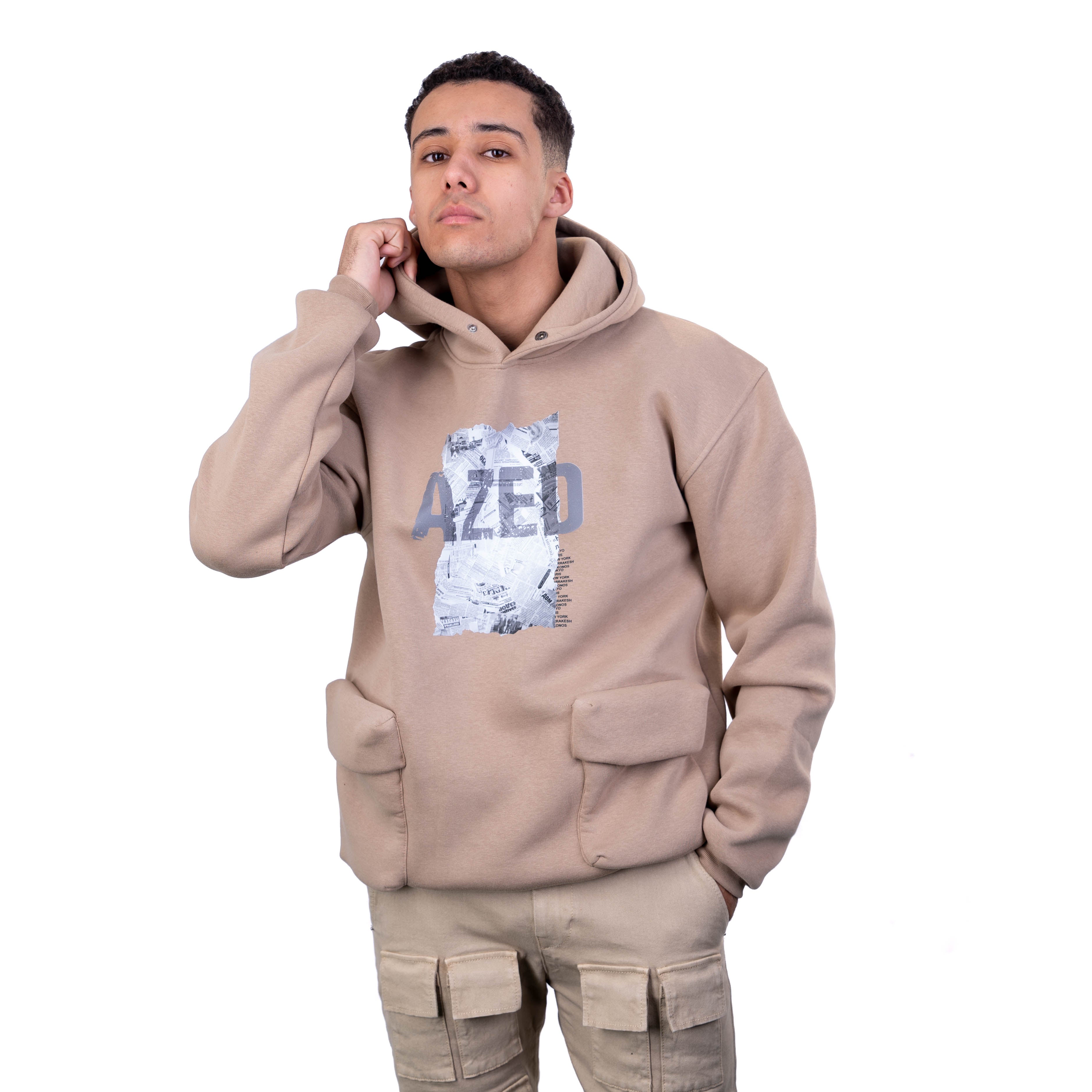 AZED® Art Series Hoodie — Sand Edition